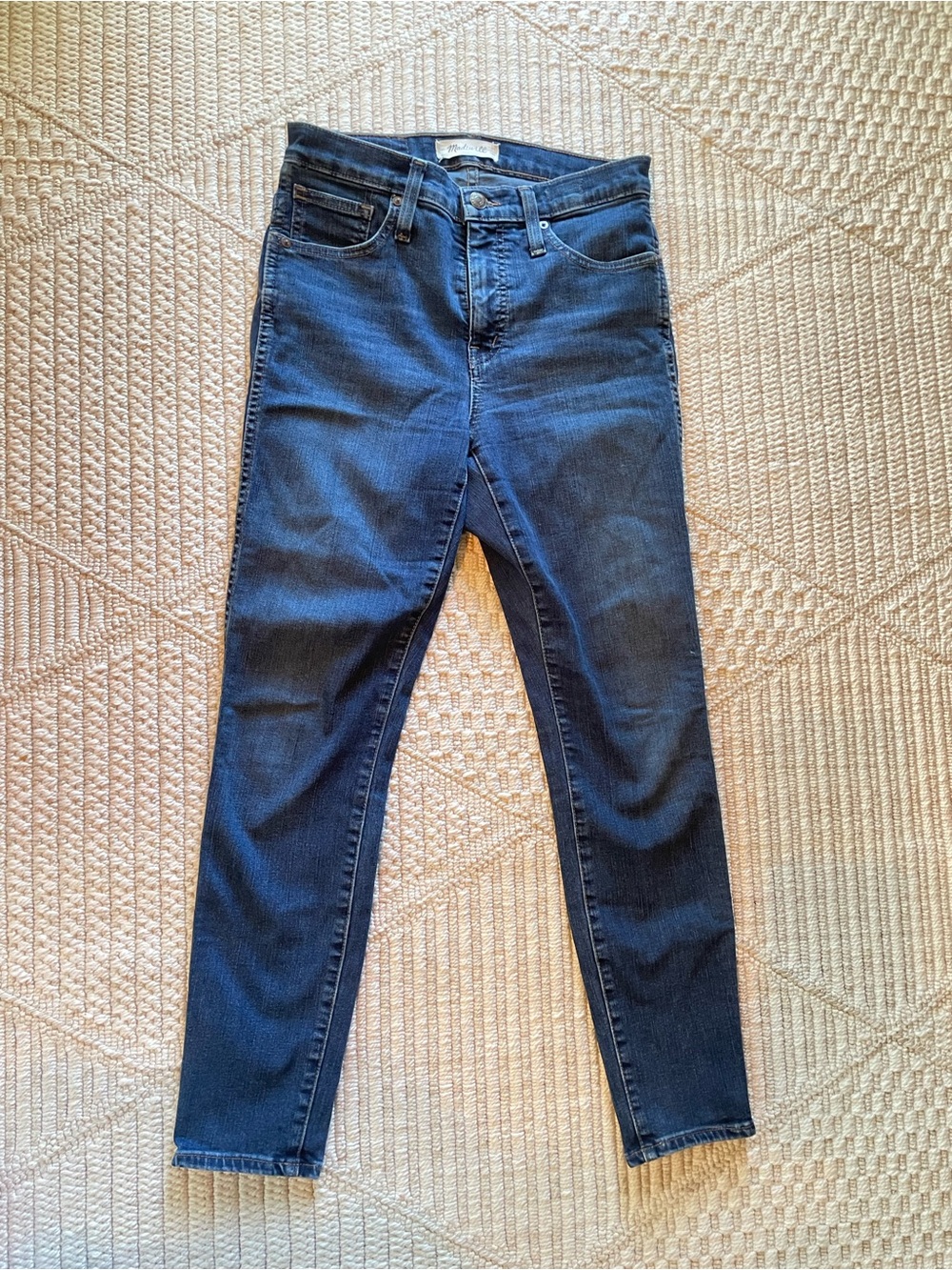 Madewell 10” High Rise Dark Wash Denim Jeans - Size 26P